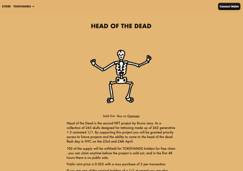 Screenshot of Bruno Levy website}